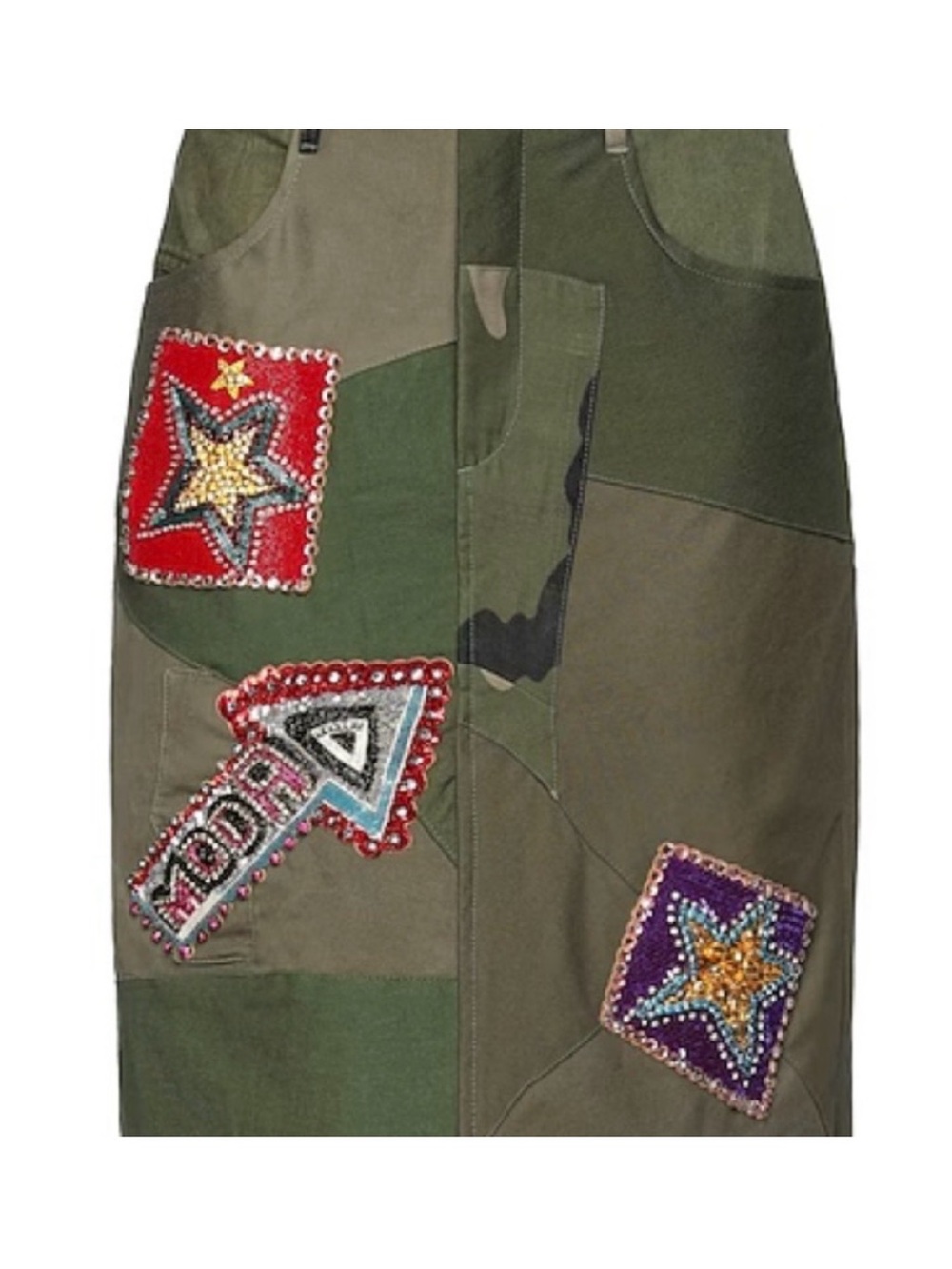 Dolce & Gabbana flared patchwork mini skirt NWT sz Eu 40 / US 4